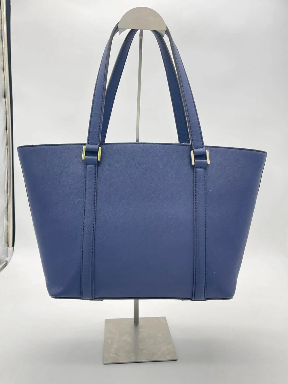 Kate Spade Navy Saffiano Leather Tote Bag